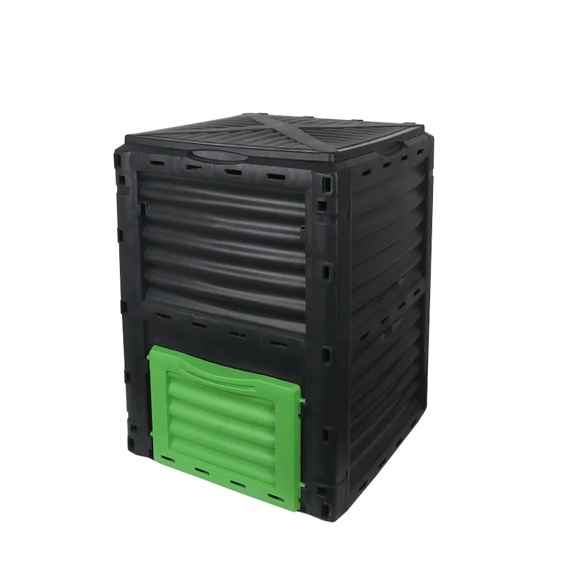80 Gallons 300l Outdoor Foldable Compost Bin Durable Plastic Worm Compost Bins For Kitchen Food
