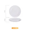 Platos planos de 6 pulgadas [100 por caja]