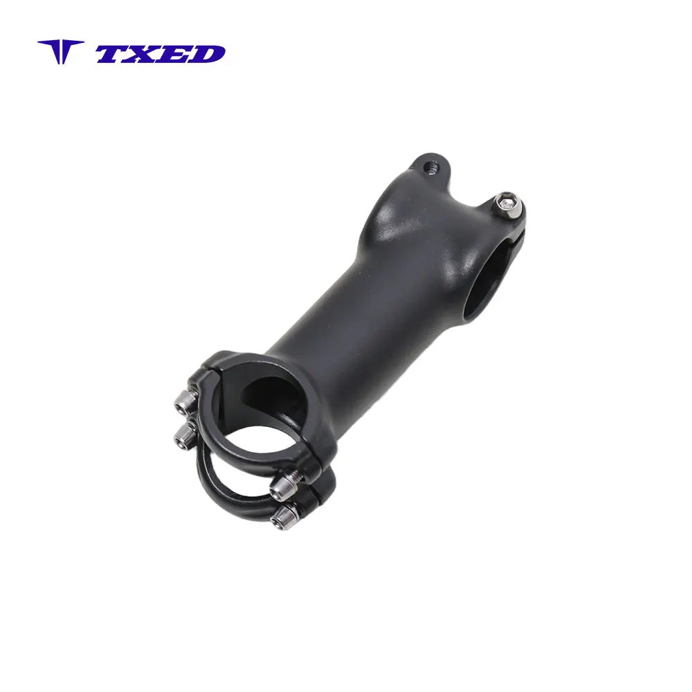 Shunmeng SM-A92-8 Sandy Black Road MTB Bike Aluminum Non-Slip Handlebars Stem Durable and Easy Installation