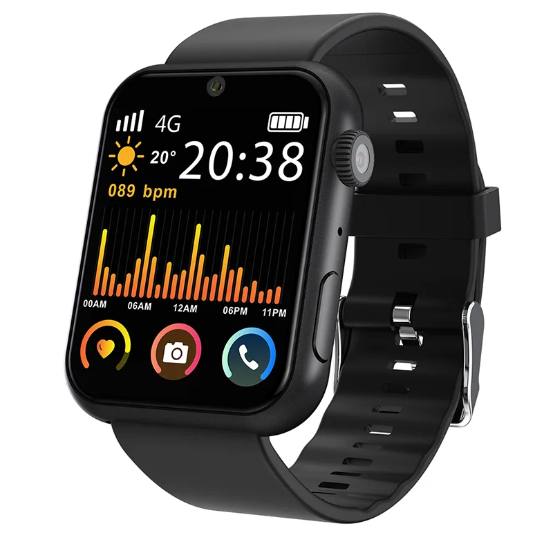 4G Smart Phone Watch Sim Card Telephone Call Making S888  Smart Watch Touch Screen Sports Recorder IPS Display Electronic Clock