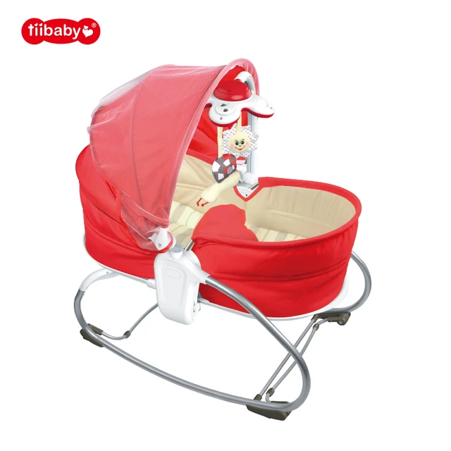 Multifunctional 3 in 1 Portable Baby Cradle Crib Musical Vibration Baby Rocker Bouncer Chair With music And Toys Comfort Chair