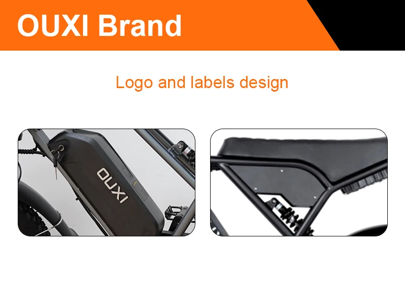 OUXI H9 Electric Hybrid Bike Fat Tire E-Bike With 250w/1000w Fatbike Hydraulic Brake EU Warehouse for City Riding