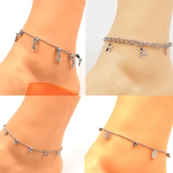 bijoterias female anklet pulseras de plata original pulseras platas original bracelet plata de ley y cadenas anklet
