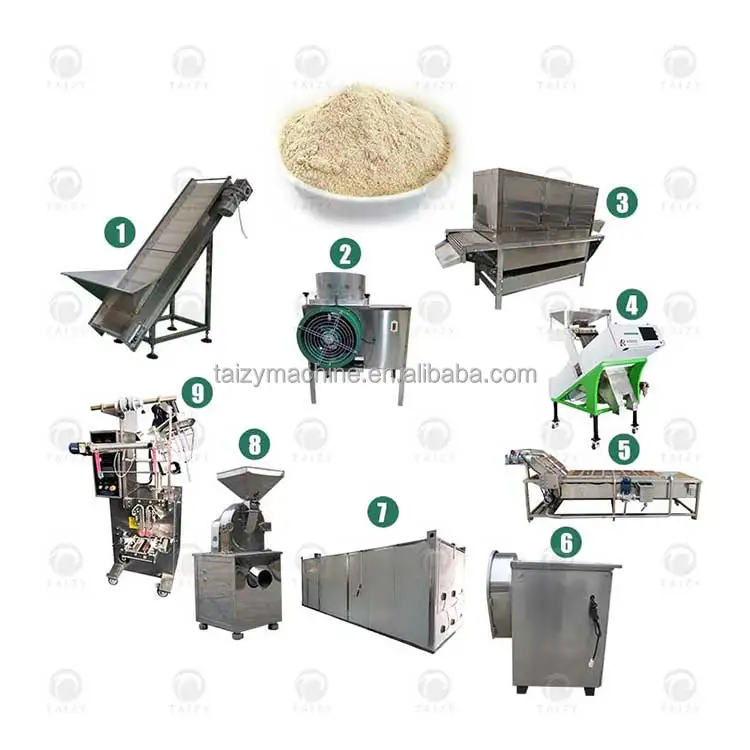 Garlic Powder Processing Machine Garlic Powder Production Line Drying Machine