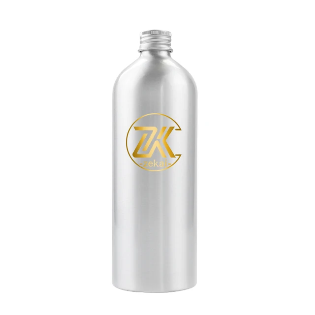 30ml 50ml 100ml 120ml 150ml 200ml 250ml 300ml 500ml aluminium bottle with metal silver screw cap