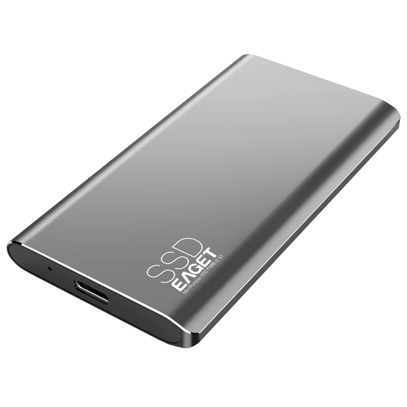 EAGET M1 High Speed Mini Solid State Drive External SSD  128GB/256GB/512GB/1TB for Notebook Pc SSD Hard Drive