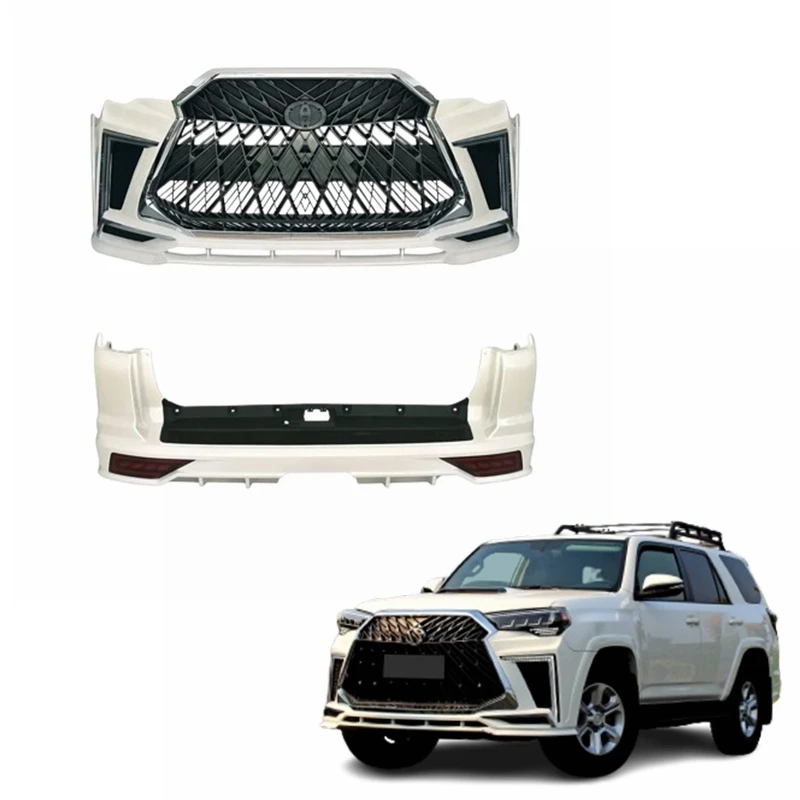 AUTO PARTS MODIFIED UPGRADE FULL BODY KIT LEXUS STYLE FACELIFT for TOYOTA 4Runner 2014-2021