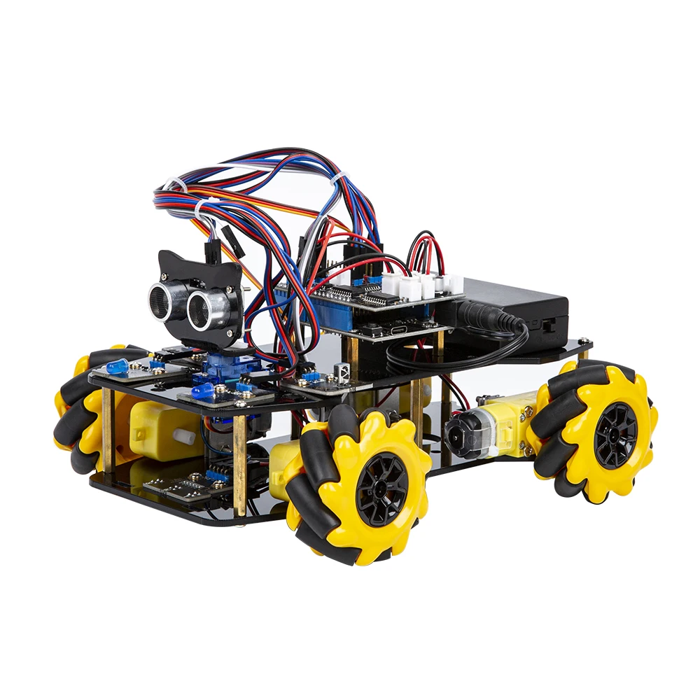 Acebott Esp32 Cam Omni Wheel Robot Kit Programmable Obstacle Avoidance ...