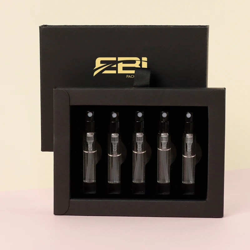 Wholesale Brand 1.5ml 2ml 2.5ml 3ml Mini Glass Perfume Sample Tester Vials Spray Bottle with Box Tester Perfume 1.5ml 2ml 3ml