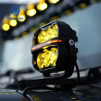 FUTURE EYES Car Aux Lamp C6 CNC Aluminium Off Road Spot Driving
