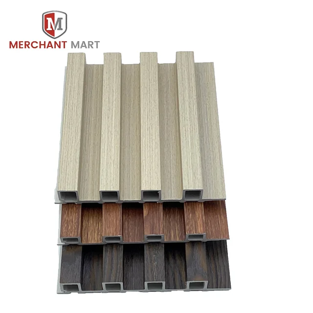 Colorful  Wood Plastic Composite  WPC Wall Panel for Interior Decoration