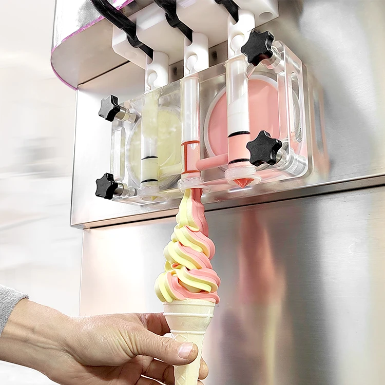 China Manufacturer Stand Single Flavor Soft Frozen Yogurt Ice Cream Marking  Machine Gelato Maker - China Ice Cream Maker, Hard Ice Cream Maker