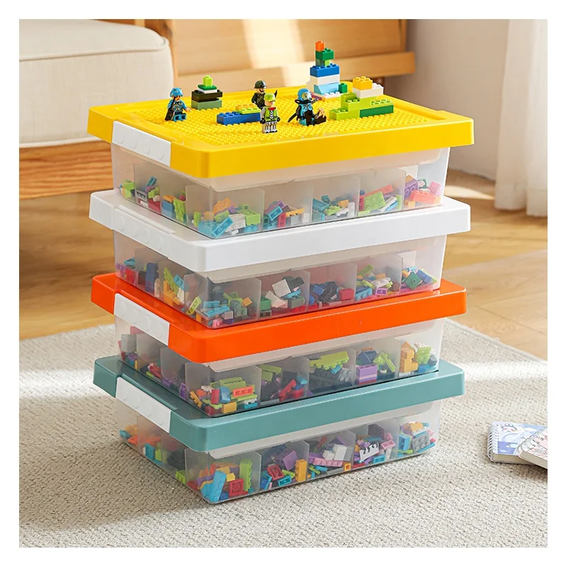 Stackable Clear Storage Boxes Ideal for Organizing Toys