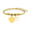 Heart oblique heart gold