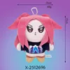 Chibi-style pink hair-black clothes