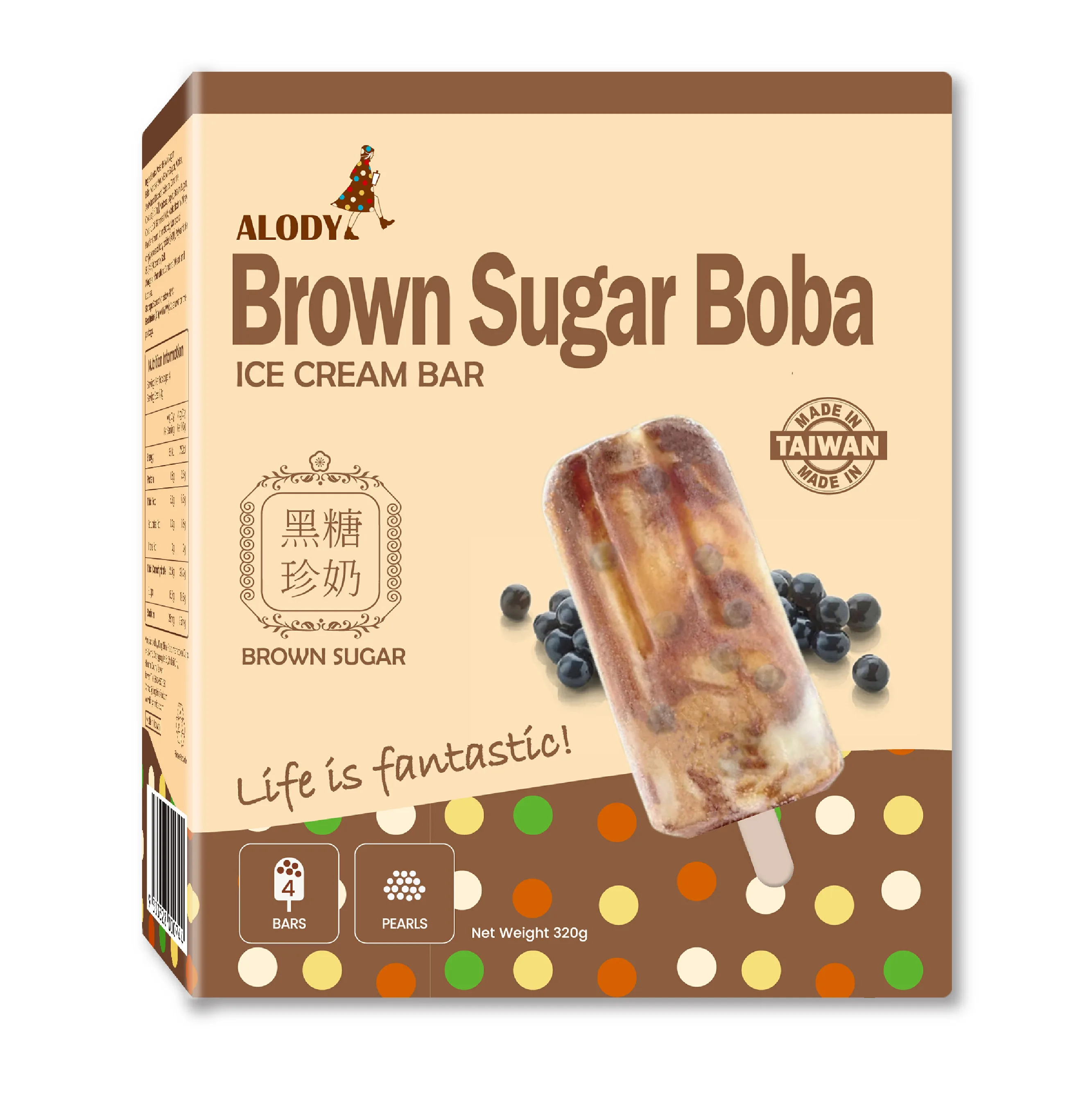 Высококачественный батончик для мороженого с коричневым сахаром Boba мягкая подача молочными добавками и упаковкой ароматизатора