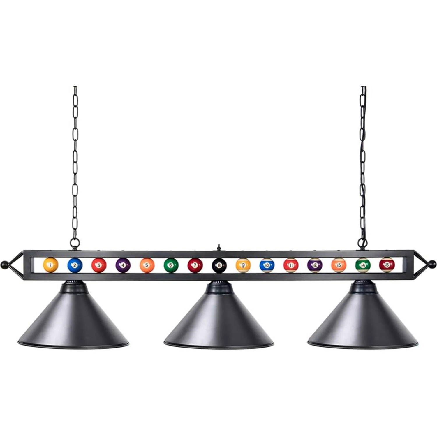 Cueelf черный бильярдный стол светильник для бильярдного стола металлический Бильярдный Светильник с 3 лампами подходит бильярдных столов