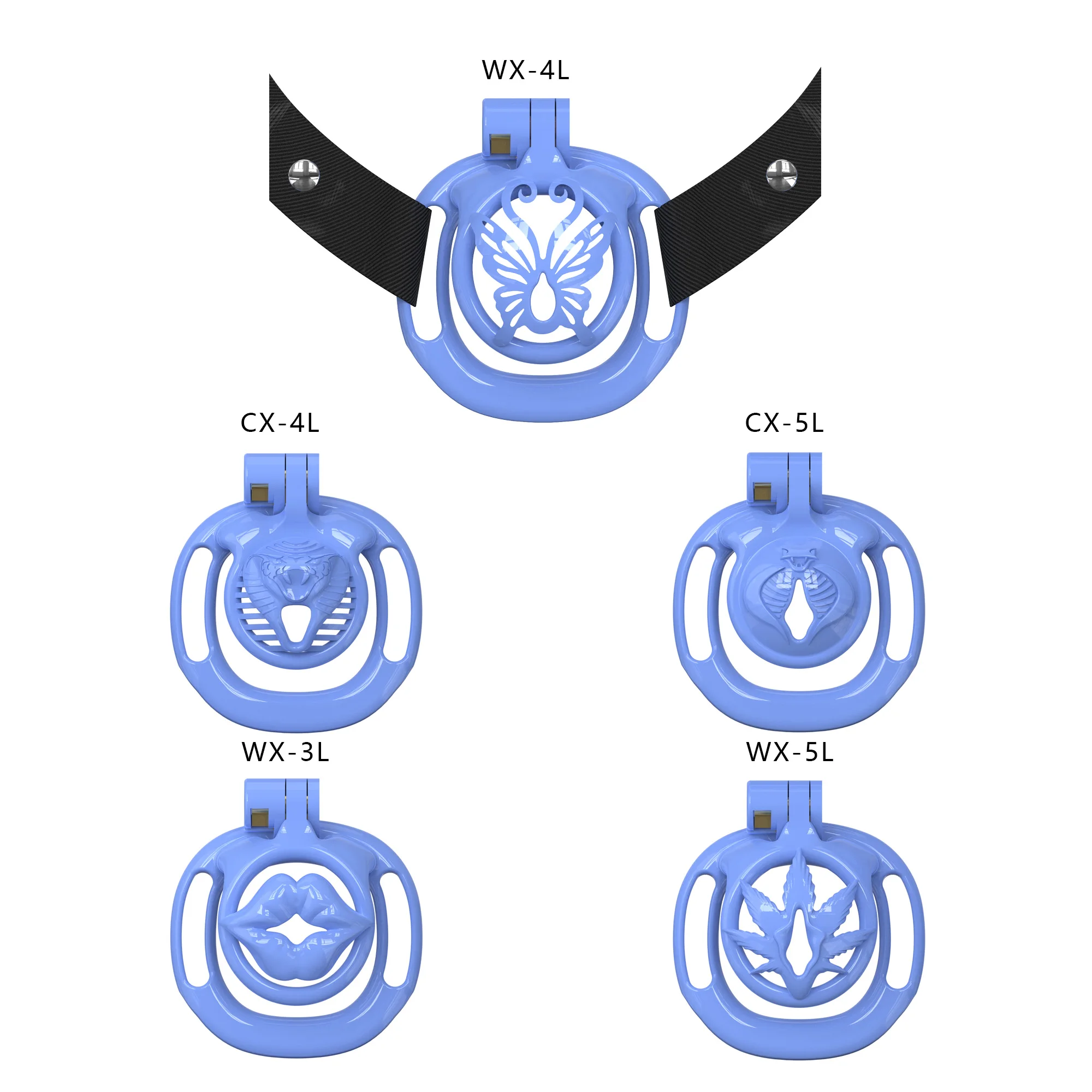 Wearable Mini Cute Small Short Male Chastity Belt Wearable Plastic Chastity Cage Penis Lock Sex Games Toys for Men