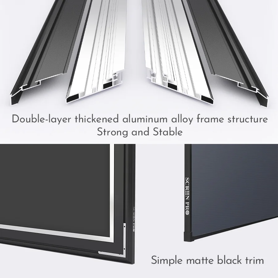 120 Inch 16:9 UST ALR Projector Screen for Home Theater