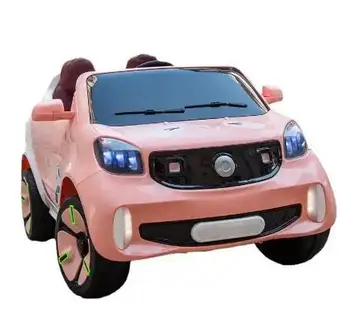 Latest  12V Battery  Two Seats Parental Controlled Pedal Ride On Cars for Kids