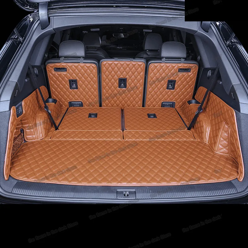 Boot Liner For Audi Q7 SQ7 2015-Onwards Cargo Trunk Cover Mat Luggage Tray For Audi Q7 2015 2016 2017 2018 2019 2020