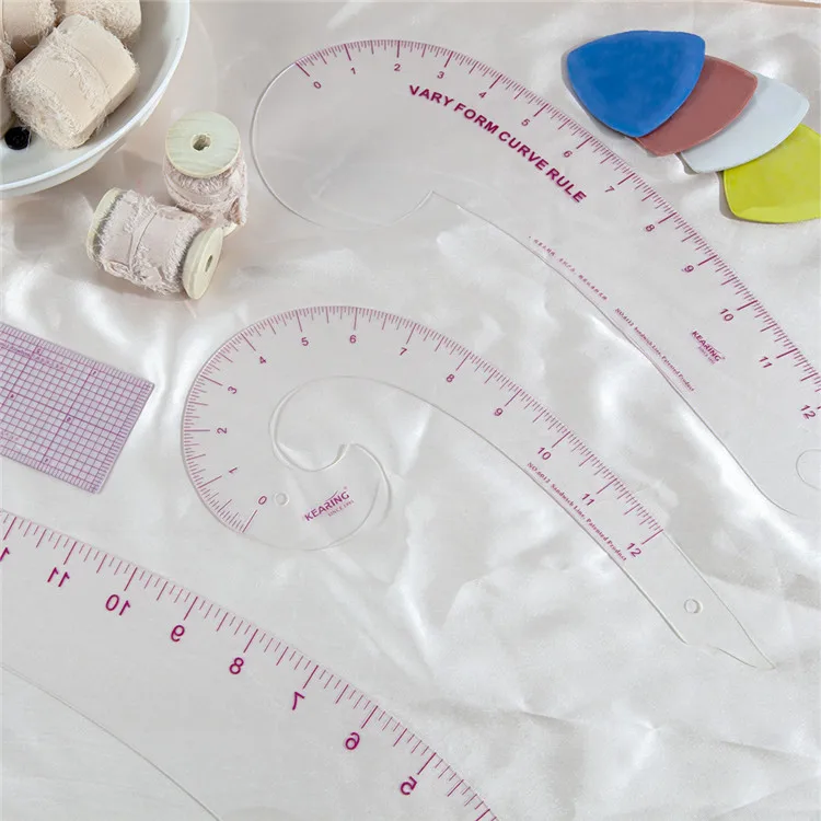 Kearing Brand 12'' Plastic Neckline Curve Ruler,Sandwich Line 12 Inch ...