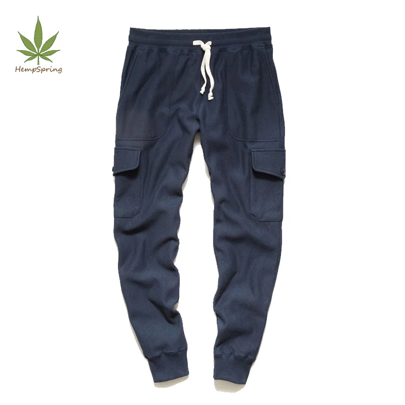 Hanf- und Bambus-Fleece Cargo-Sweatpants Herren Cargo-Jogger Hanf-Fleece  Cargo-Hosen Herren Sweatpants Mageschneiderte Trainingshosen