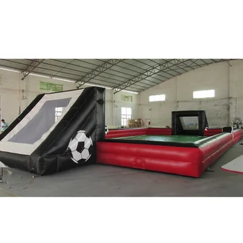 Large Inflatable Sports Arena Kids and Adult Inflatable Football Soccer Filed Inflatable Soccer Field For Outdoor Games