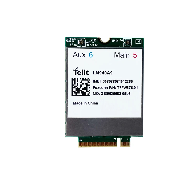 Telit LN940A9 T77W676 4G LTE モデム & アダプタ Telit LN940A9 T77W676 4G LTE モデム & アダプタ T77W676 Telit LN940