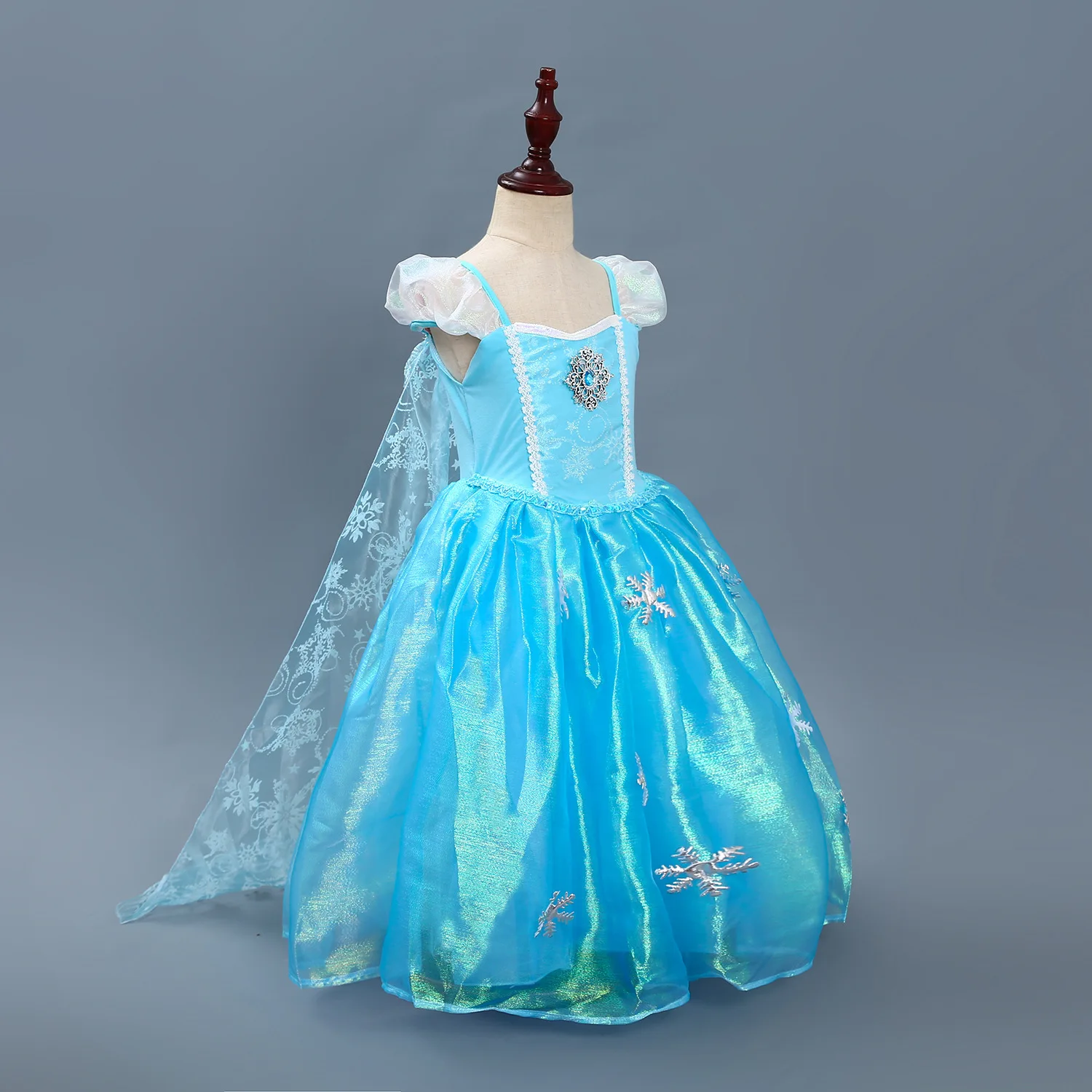 E45 gran oferta ropa niños Elsa personalizado Halloween Cosplay