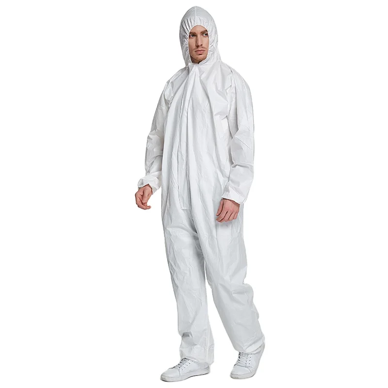 SJ Disposable Protective Coveralls 3 protection Suit PPE Safety Clothing CE EN13034 Microporous Coverall Suit OEM Wholesale