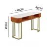 Orange Double Manicure Table, 140*40*78cm