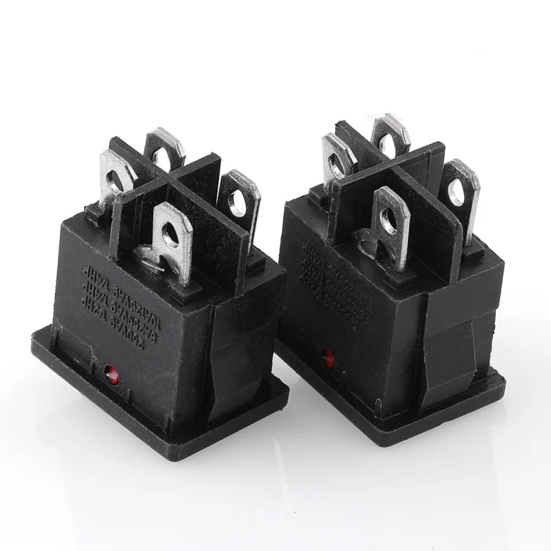 Лучшее качество KCD4-202N вКромковый переключатель 4-контактный 6-контактный коромысло-переключатель 250