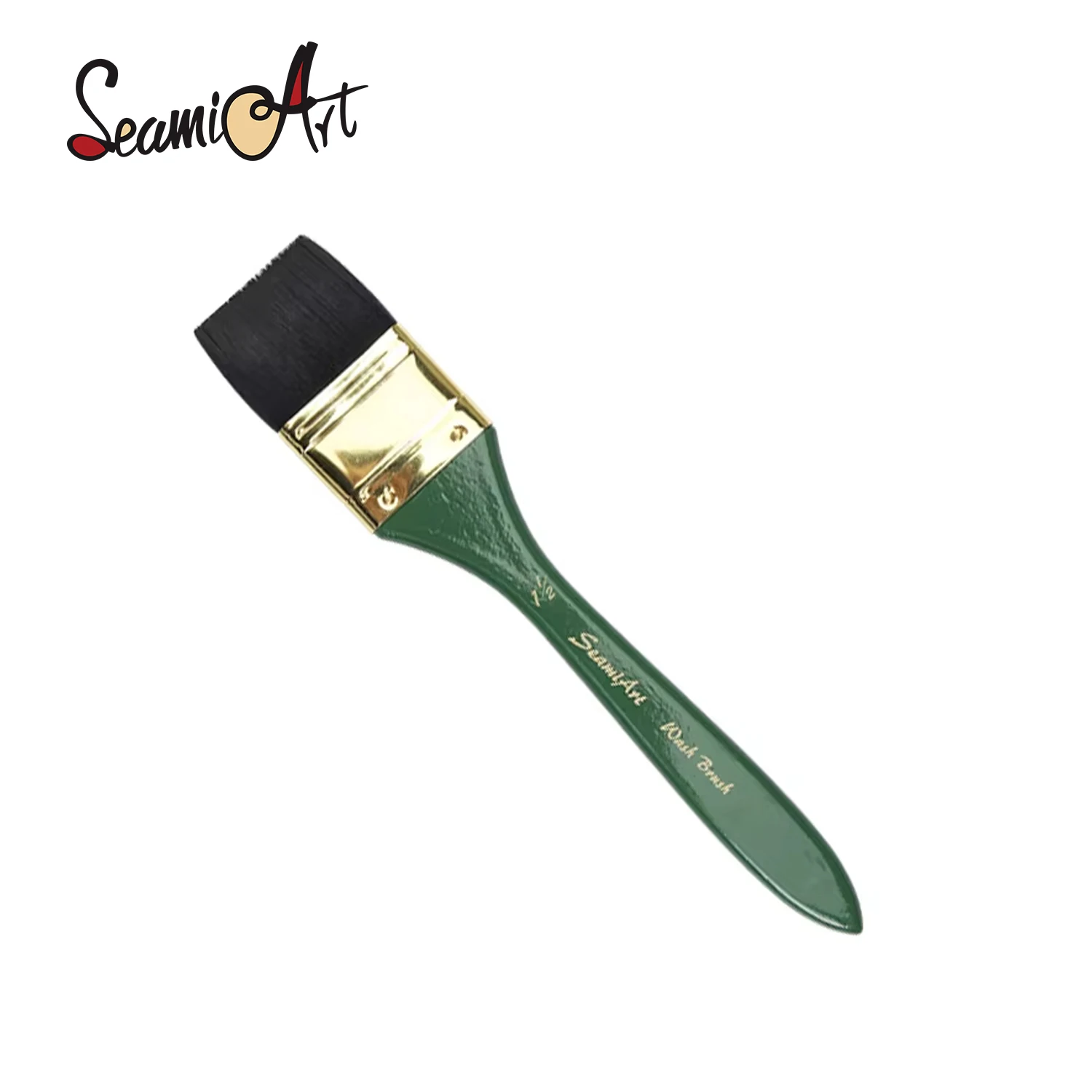 Одиночная распродажа, Рождественская зеленая плоская художественная кисть, художественная кисть для масляной живописи/акриловая/Акварельная кисть arte 11/2 #