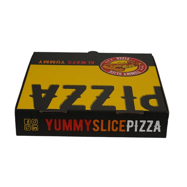 wholesale restaurant pizza packaging box custom pizza carton takeaway box plain china factory price custom size pizza box