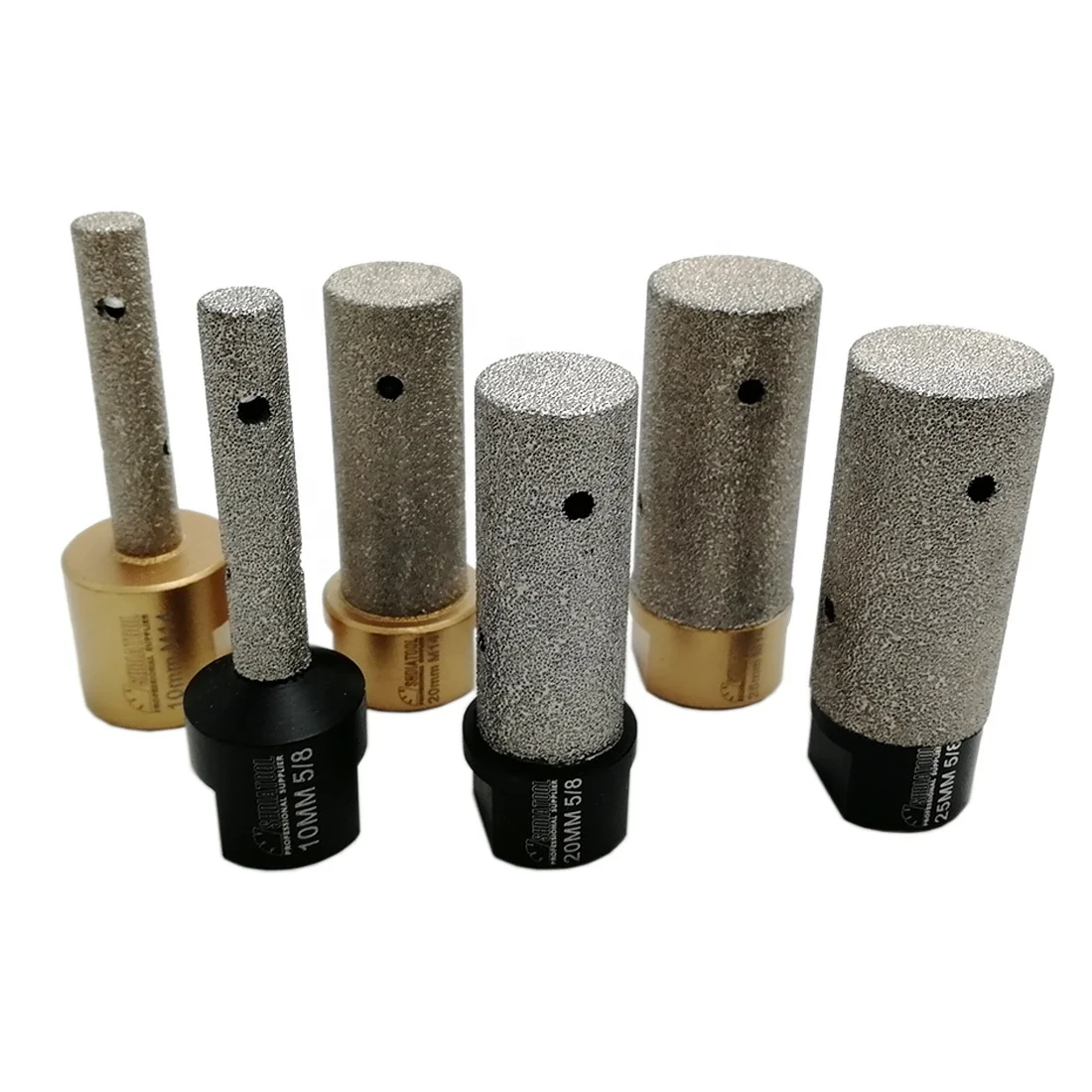 Vacuum Brazed Drill Bit Diamond Finger Bits For Both Drilling And