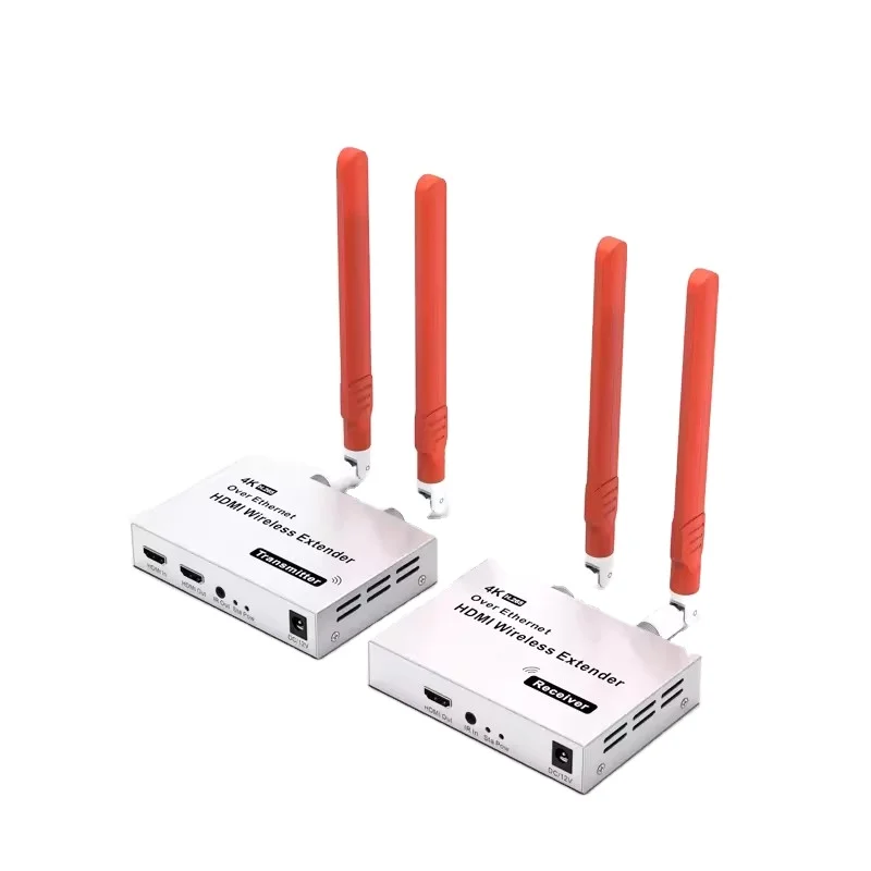 300M 4K  Wireless HDMI Extender Transmitter 2.4GHz/5.8GHz WiFi HDMI Extender Video Transmitter Receiver for TV PC Camera