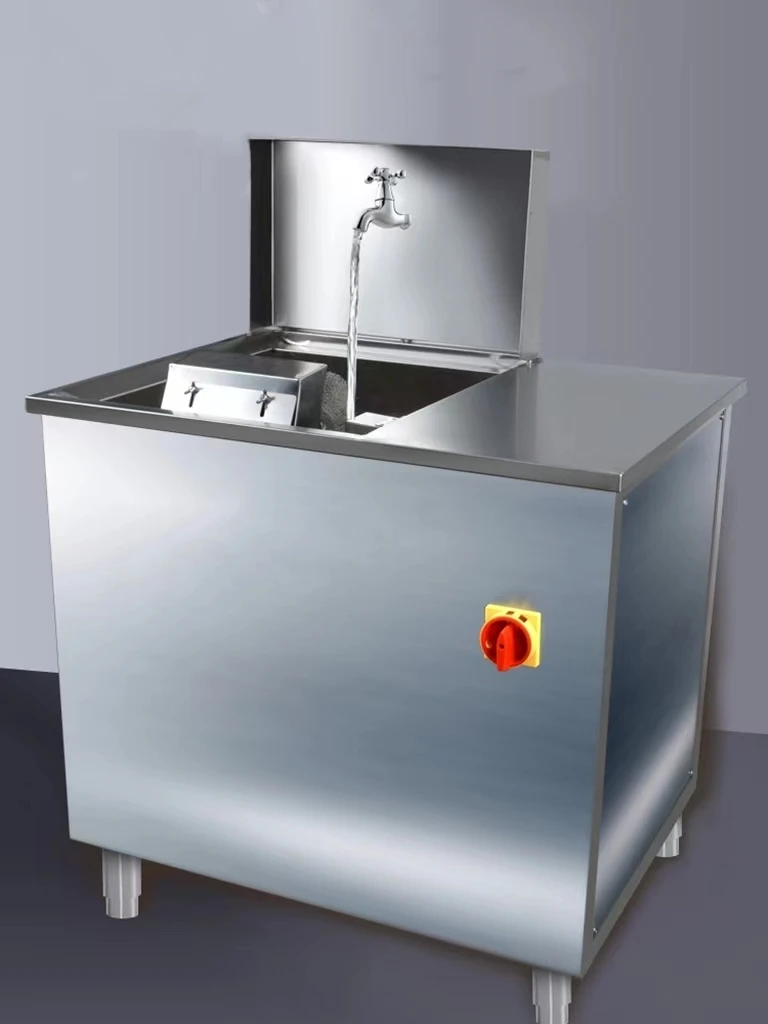 Japanese Half Automatic Grill Plate Wash Clean Machine Korean BBQ Grill Pan Grill Mesh Washing Machine