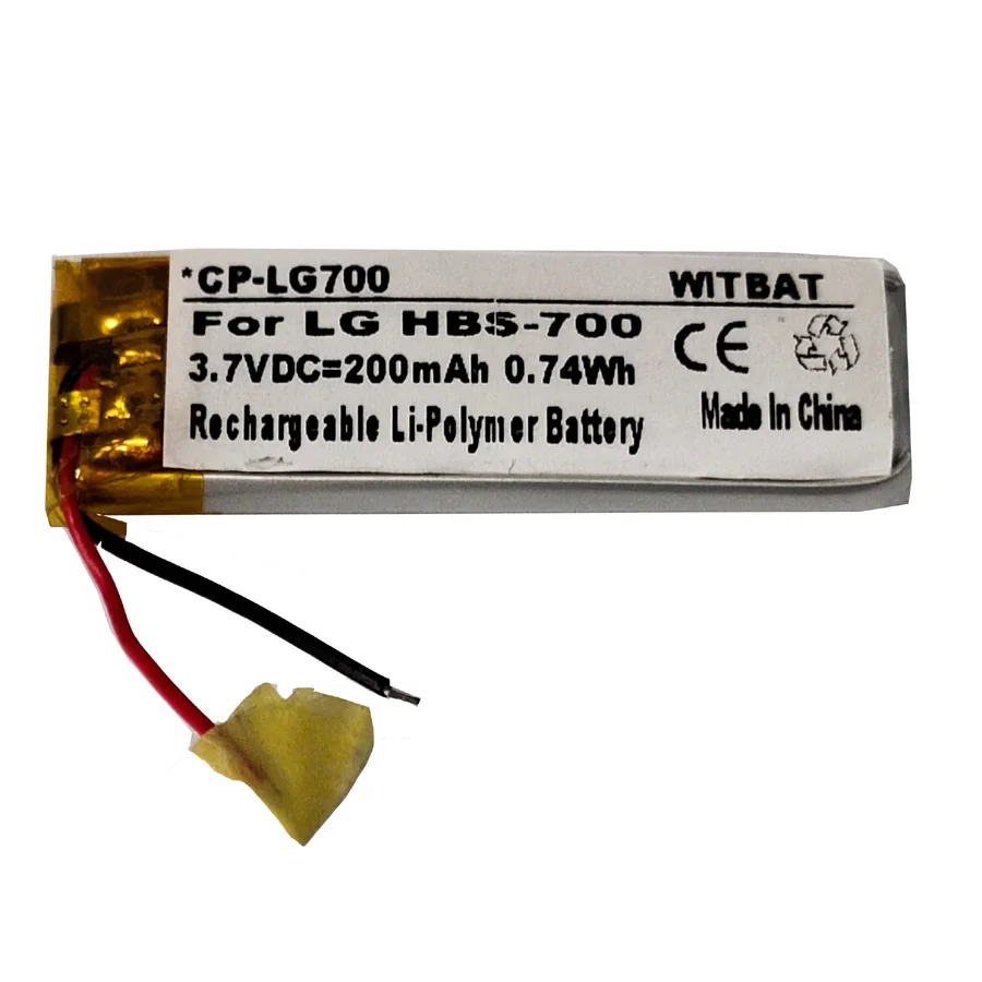 Li-polymer Battery For Lg Hbs-700 Wireless Headset Battery - Buy Wireless  Headset Battery,Headset Battery,Li-polymer Battery Product on Alibaba.com