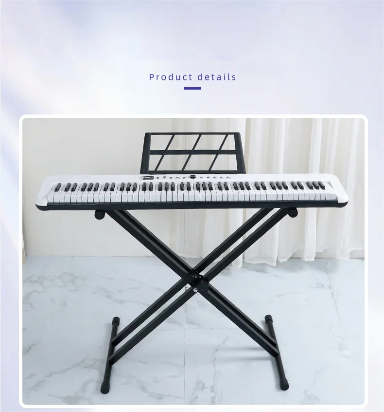 BD музыка 88 клавиш двойная клавиатура цифровой электронный орган умный АБС музыкальный инструмент для детей