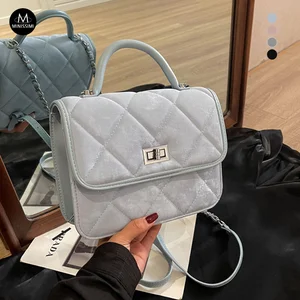 Minissimi Free Sample Pu Cover Closure Damevesker Soft Outdoor Casual Ladies Bag Two Straps Lady Fashion Handbags