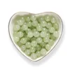 8mm Imitation Jade Glass Beads - Porcelain Green