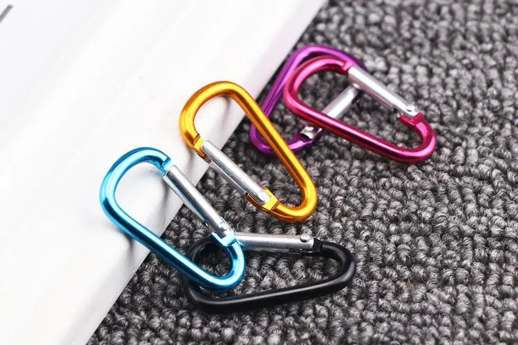 BT-AL11-7 Portable Multi-purpose Karabiner 8cm Keychain Custom Carabiner Hook Aluminum Carabiner Clips