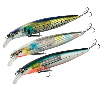 Cheery 13cm/18.5g Floating Water Mino Flash Crazy Scale Upper Water Bionic f Bait Floating Water – Lure – view 2