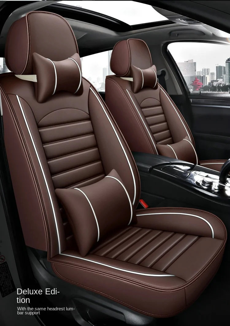 Amazon Summer All-Inclusive Leather Five-Seat Car Seat Cover Universal Four-Season Cushion for Cross-Border Foreign Trade manufacture