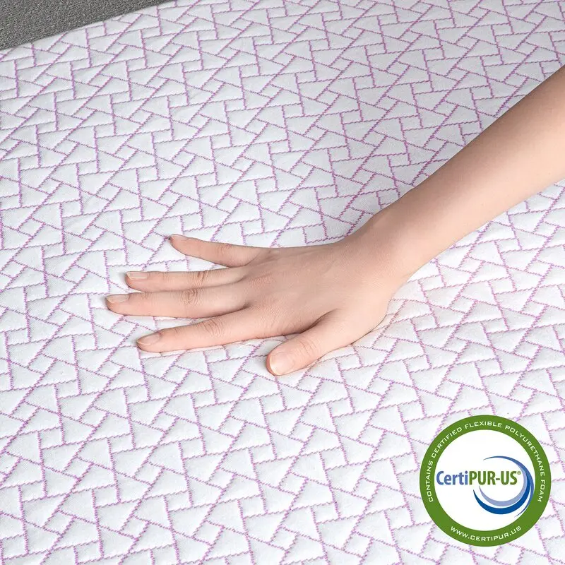 Purple Mattress Twin Full Queen King Size With High Quality Knitted