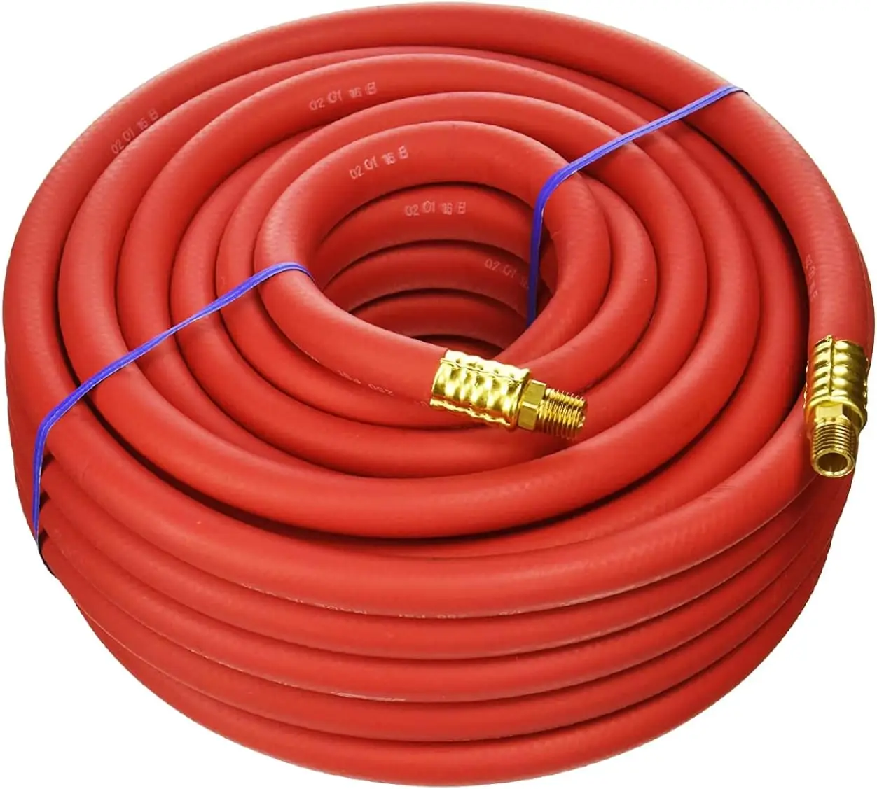 Tuyau Caoutchouc Rouge 3/4 X 50 Pi – Robuste Pour Marteau-piqueur, 300 PSI, Blastline USA