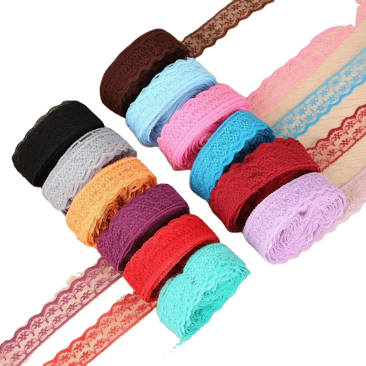 10yard Lace Fabric Trim Ribbon DIY Garment Accessories embroidered lace ribbon 