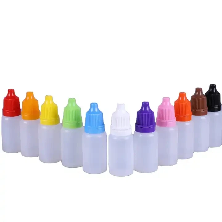 5ML Empty Plastic Dropper Bottle Squeezable Eye Drop Liquid Container 5ml