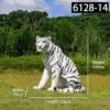 CSLH-026    ซีเอสแอลเอช-026| เสือขาวนั่งขนาดใหญ่ 126x70x124 ซม.